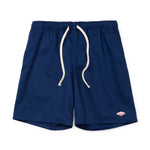 Battenwear Active Lazy Shorts in navy cotton chino with relaxed fit and elastic waist