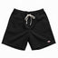 Battenwear Active Lazy Shorts in black cotton chino with relaxed fit and elastic waist