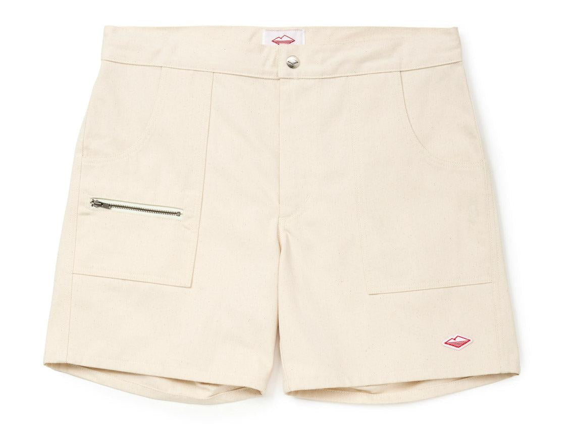 Battenwear Local Shorts in natural 12-oz cotton denim with relaxed fit and patch pockets