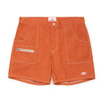 Battenwear Local Shorts in orange 12-oz cotton denim with relaxed fit and patch pockets