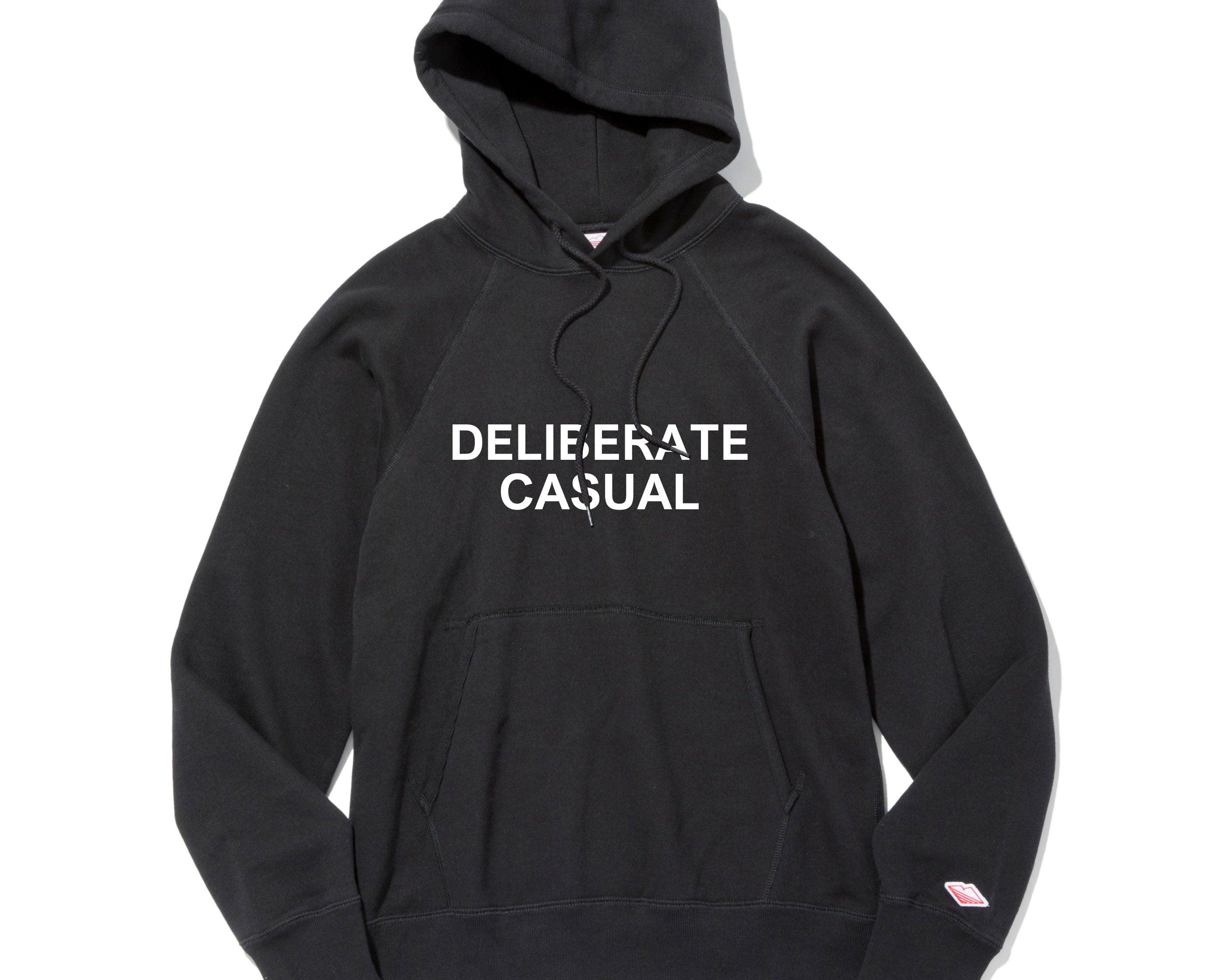 DeliberateCasualReach-UpHoody_black - Battenwear