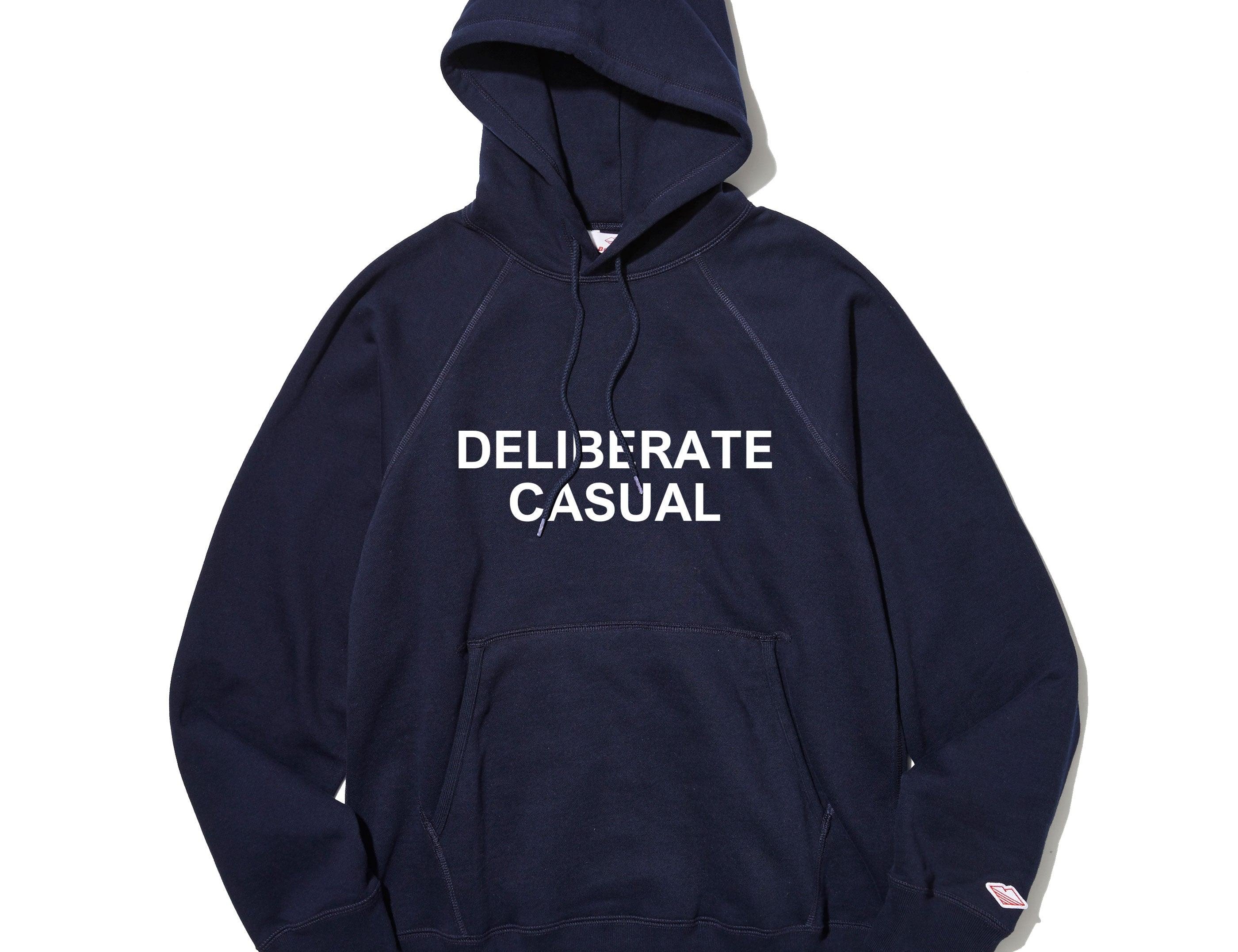 DeliberateCasualReach-UpHoody_navy - Battenwear